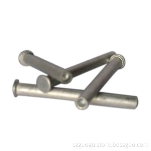 Thin head semi-tubular rivets, DIN 7338, OEM and ODM orders are welcome